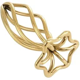 Анальна пробка Lockink Sevanda Hollow Spiral Golden Metal L - мініатюра 5