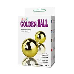 Вагінальні кульки LyBaile Golden Ball, 3.5 см, золотистий - мініатюра 9