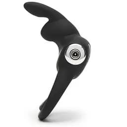 Подвійне ерекційне кільце з вібрацією Happy Rabbit Stimulating Rechargeable Rabbit Cock Ring - мініатюра 2