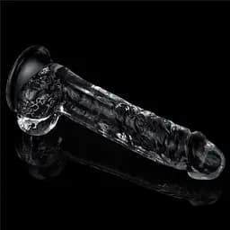 Фалоімітатор - Flawless Clear Dildo 7.5" Clear - мініатюра 7