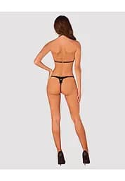 Комплект білизни Obsessive Celia Noir XL/XXL чорний - мініатюра 4
