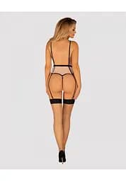 Боді Obsessive Lilines S/M рожевий - мініатюра 6