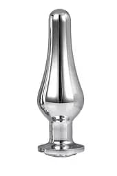 Dt21825 анальна пробка конічної форми Dream Toys Gleaming Love Silver Pleasure Plug L