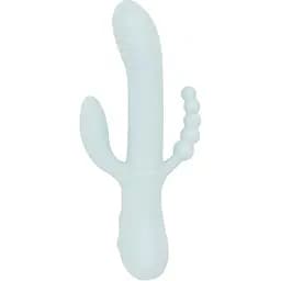 Вибратор Good Vibes Only Sage Triple Stimulation Vibe Soft Silicone Blue (SX3074) [152365]