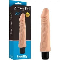 Реалистичный вибратор Lovetoy - Reel Feel 20.5 см телесный