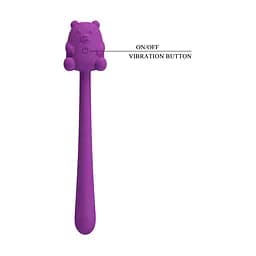 Вібратор Pretty Love Cute Bear Purple, 7 vibration functions - мініатюра 10