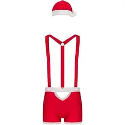 Чоловічий еротичний костюм Obsessive Санта-Клауса Obsessive Mr Claus S/M - мініатюра 5