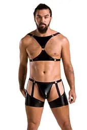 Комплект чоловічий Passion 047 SET ARON XXL/XXXL чорний - мініатюра 2