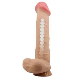 Фалоімітатор Pretty Love Sliding Skin Mendel 10.2" Flesh - мініатюра 2