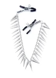 Затискачі для сосків Exclusive Nipple Clamps No.10 сріблясті - мініатюра 2