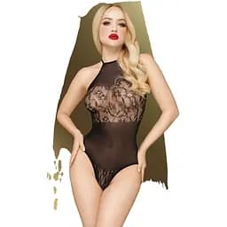 Боді Penthouse Lingerie Blooming Era XL чорний