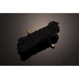 Мотузка для бандажу Upko Restraint Bondage Rope, чорна, 10 м