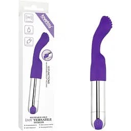 Вибратор Inny LoveToy Rechargeable Ijoy Versatile Tickler 14.5 см фиолетовый
