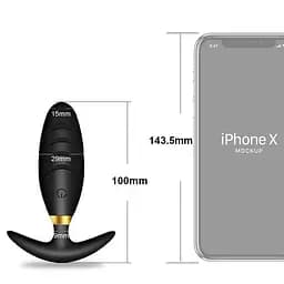 Анальна пробка "Svakom Primo Wine" з вібрацією з Д/У USB K000425 - мініатюра 3