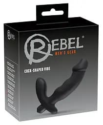 Масажер простати Orion Rebel Cock-Shaped Vibe, 15 см чорний - мініатюра 6