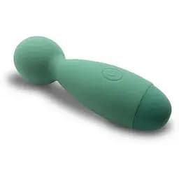 Міні-вібромасажер Wooomy Smally Mini Wand Turquoise - мініатюра 2