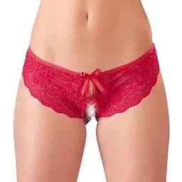 Трусики Cottelli Lingerie Lace M червоний