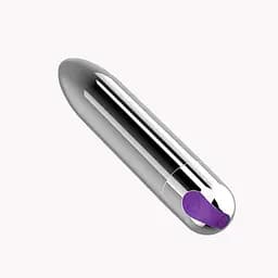 Водонепроникна віброкуля з 10 режимами USB 9,2 см Металік K0577-1