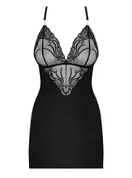 Комплект білизни Obsessive 828-CHE-1 S/M (чорний)