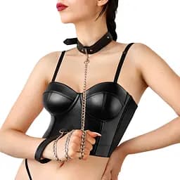 Нашийник з повідком з екошкіри Art of Sex - Emoji Collar with Leash Art of Sex SX0515 99852 - мініатюра 4