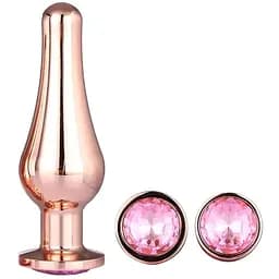 Набір анальних пробок конічної форми Dream Toys DT21875 Gleaming Love Pleasure Set Rose Gold - мініатюра 4
