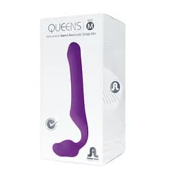 Безремневий страпон Adrien Lastic Queens M 20 см бузковий - мініатюра 3