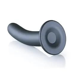 Фалоімітатор Ouch! Smooth G-Spot Dildo 7'' 17.7 см (сірий) - мініатюра 14