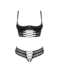 Комплект Obsessive Roxelia 2-pcs crotchless Set XS/S - мініатюра 3