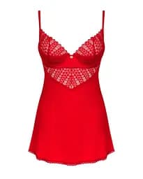 Пеньюар Obsessive Ingridia chemise & thong XL/2XL - мініатюра 3