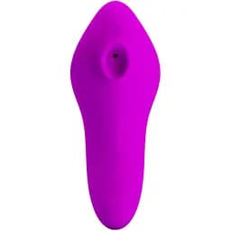 Вакуумний стимулятор клітора з вібрацією Pretty Love Magic Fish фіолетовий