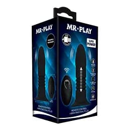 Анальна пробка - Mr.Play Remote Control Vibrating Anal Plug - мініатюра 2