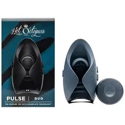 Мастурбатор Hot Octopuss Pulse Duo, пульсация, использование без рук, подходит для пар, пульт ДУ
