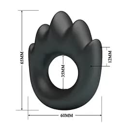 Кільце на пеніс HABERT, super soft silicone, Waterproof PRETTY LOVE BI-210357 102759 - мініатюра 7