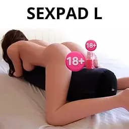 Надувна багатофункціональна подушка для сексу Sexpad L з отвором для фалоімітатора - мініатюра 2