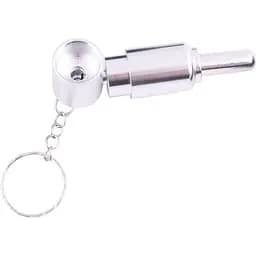 Трубка курительная металлическая HL-225 Silver (15652)