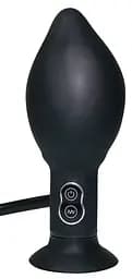 Анальна пробка - True Black Vibrating Anal Plug - мініатюра 5