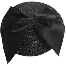 Пестіс Bijoux Indiscrets Burlesque pasties Glitter and Bow Один размер - мініатюра 2