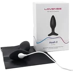 Анальна смарт-вібропробка Lovense Hush 2 S - мініатюра 3