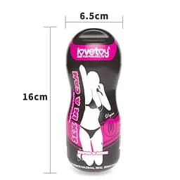 Мастурбатор Sex In A Can Vagina Lotus Tunnel - мініатюра 3