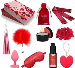 Набір Dreamtoys Amour The Hearts of Love Happy Hearts Kit 10 шт. червоний - мініатюра 5