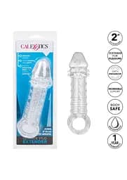Насадка на пеніс CalExotic Novelties Transparent Ultimate Extender 16 см прозора - мініатюра 6