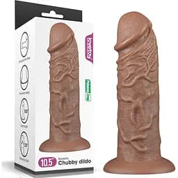 Фаллоимитатор LoveToy Realistic Chubby 26.6 см телесный