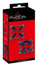 Затискачі на соски Bad Kitty Nipple Jewellery синій - мініатюра 6