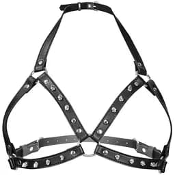 Портупея с металлическими шипами Fetish Tentation Sexy Adjustable Chest Harness