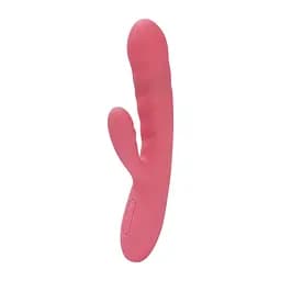 Вібратор-кролик Svakom Avery Strawberry Pink з рухомим стрижнем, рух вперед-назад SVAKOM SX1279 101028 - мініатюра 4