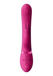 Вібратор-кролик Vive May G-Spot 22 см рожевий - мініатюра 8