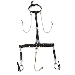 Бондажний набір з металевим анальним гаком №2 Art of Sex Bridget Bondage set with anal hook №2