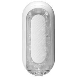 Мастурбатор Tenga Flip Zero Gravity White, изменяемая интенсивность стимуляции, раскладной