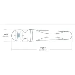Вібратор Lovense Domi 2 Mini Wand Black SO4089 [104662] - мініатюра 4