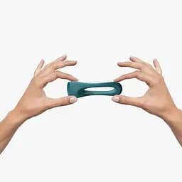 Ерекційне кільце подвійне Love To Love Flux Ring - Teal Me - мініатюра 3
